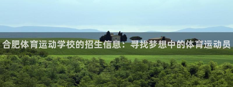vsport体育官方平台体育：合肥体育运动学校的招生
