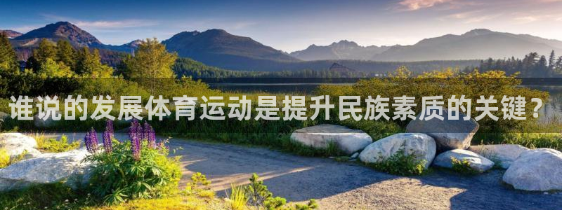 注册vsport体育官方正版app：谁说的发展体育运动是提升