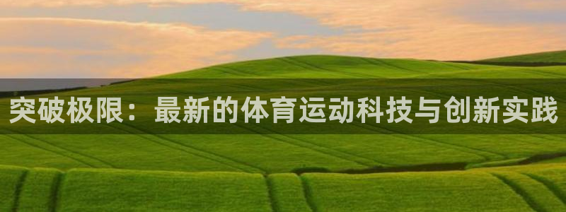 德国vsport体育官方正版app集团：突破极限：最新的体育