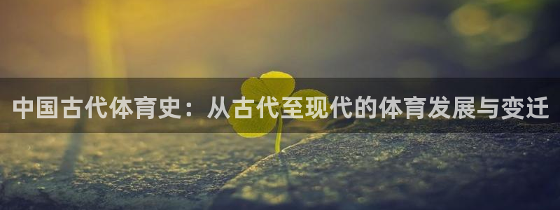 vsport体育官方正版app娱乐首页网站大全：中国古代体育