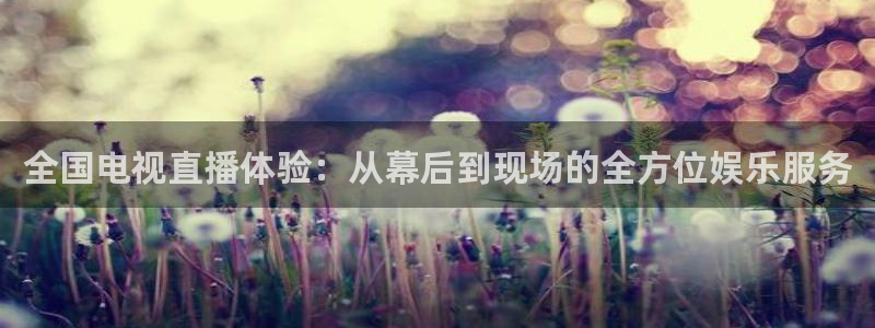 足球比赛柠檬直播：全国电视直播体验：从幕后到现场的全方位娱乐服务